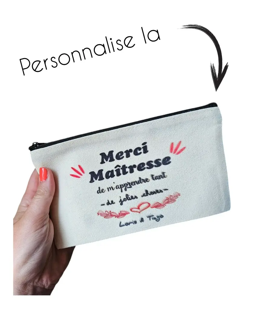 Trousse personnalisée