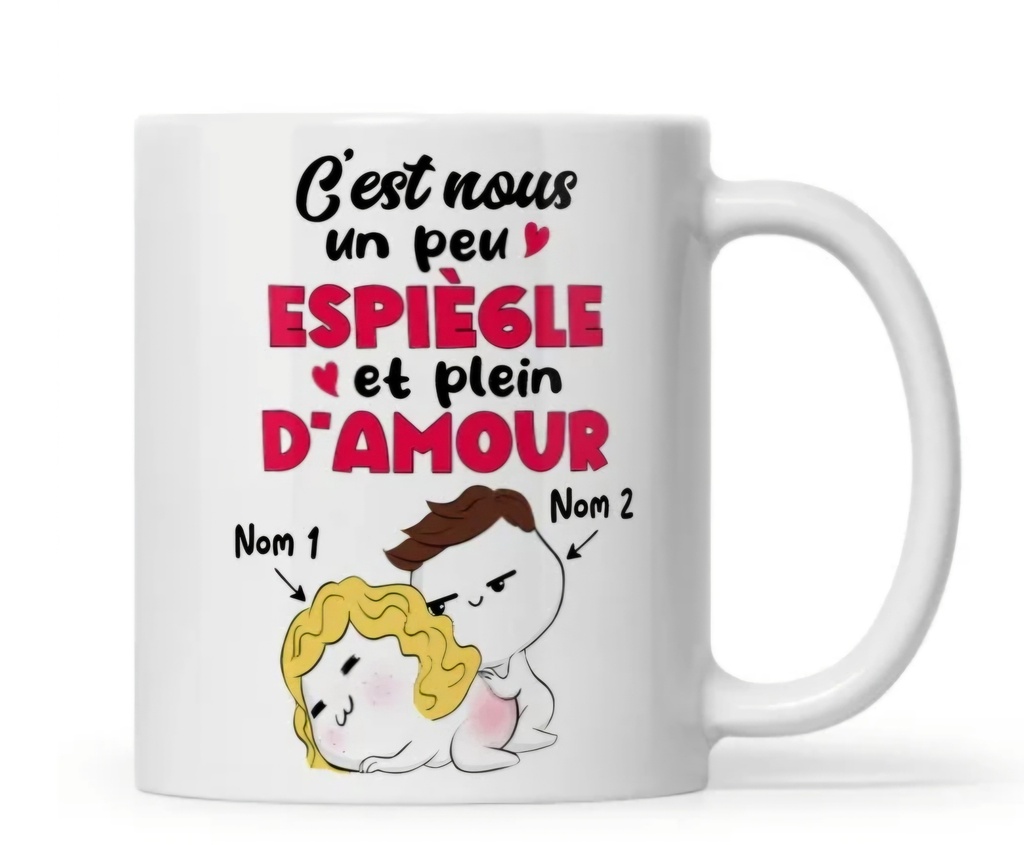 Mug humoristique "Amour"