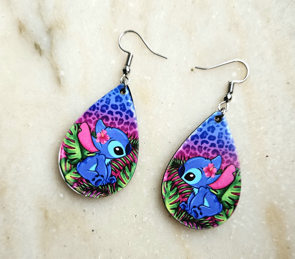 Boucles d'oreilles "Stitch"