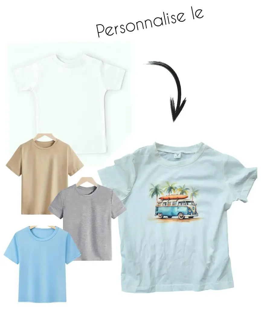 T shirt personnalisé enfant Garçon