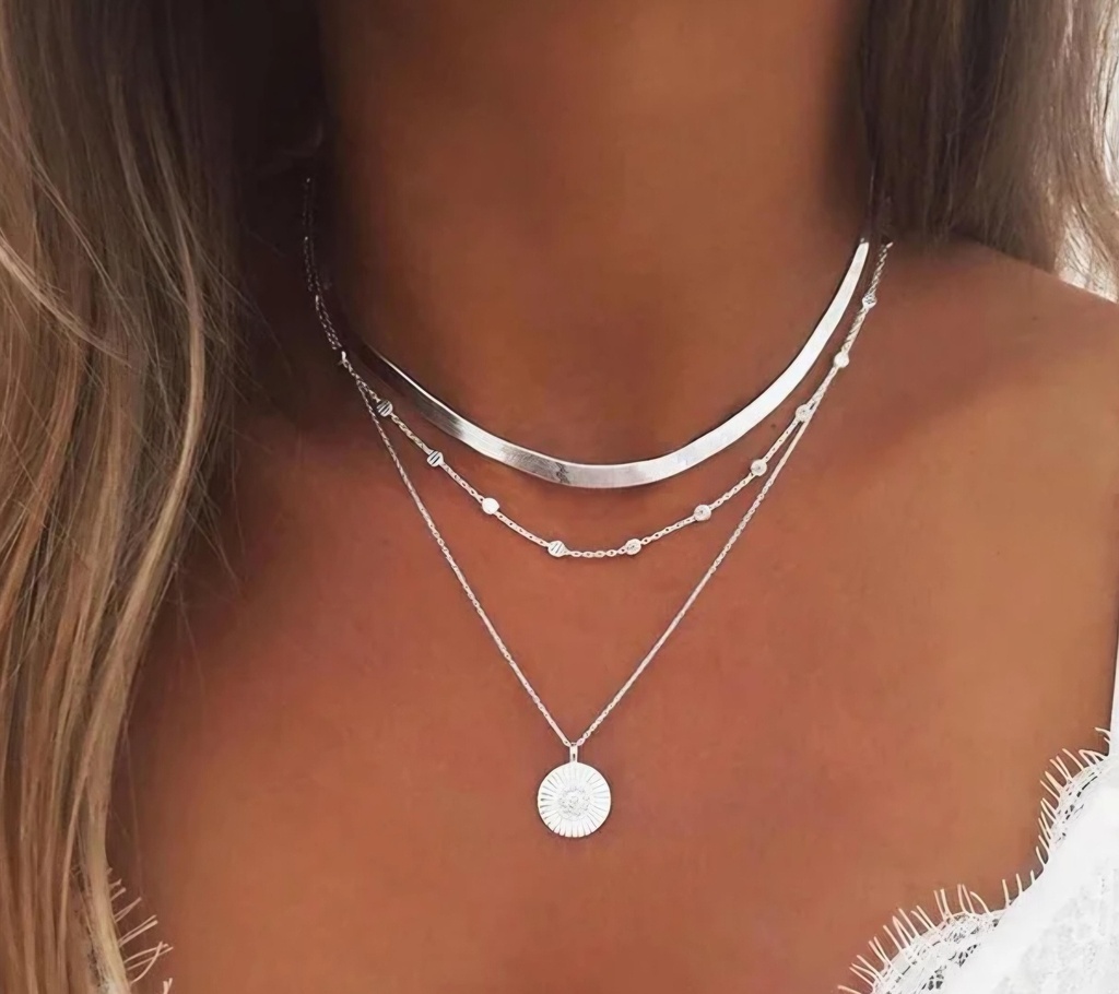 Collier triple rond