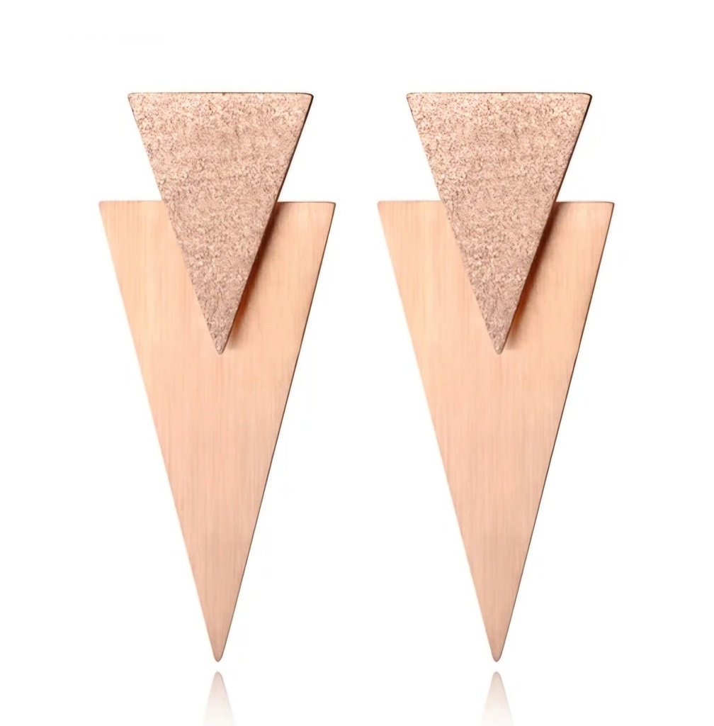 Boucles d'oreilles triangles