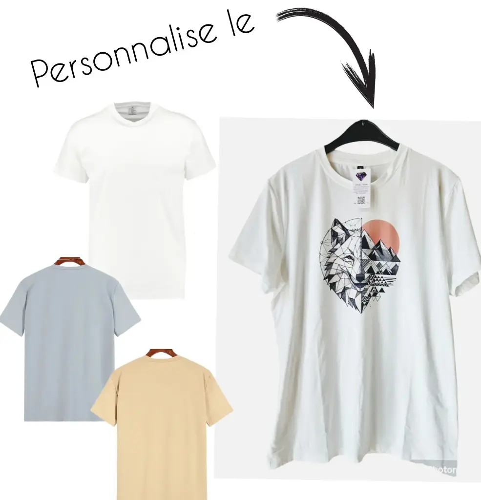 T shirt personnalisé homme