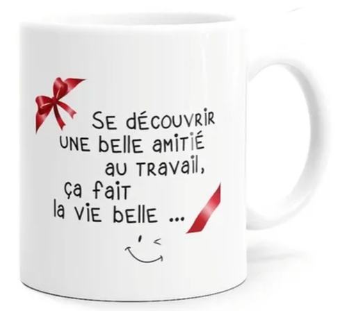 Mug citation "amitié"