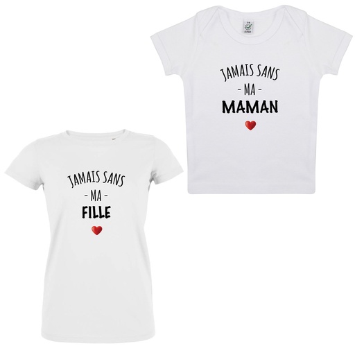 T-shirt mère/fille