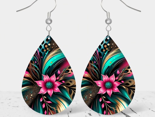 Boucles d'oreilles "Fleurs"