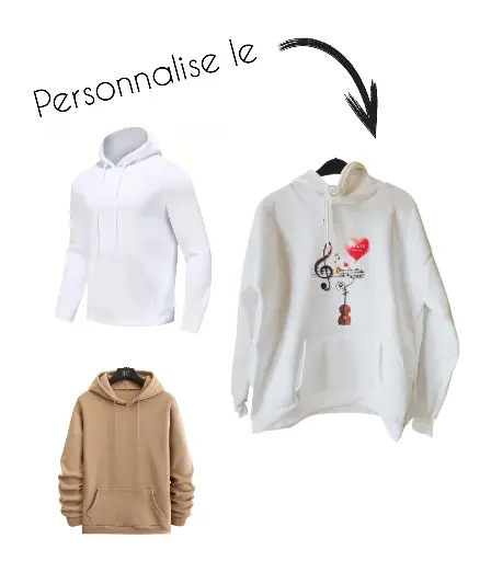 Sweat personnalisé homme